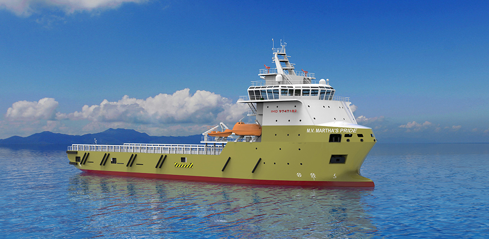 粵新海工86米平臺(tái)供應(yīng)船